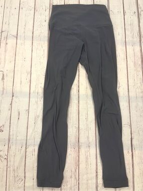 Lululemon Align Workout Gym Yoga Pilates Athletic Gray Cropped Leggings 4 Small